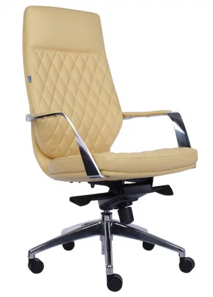 Кресло для руководителя Еверпроф Рома Экокожа Бежевый / Everprof Roma_0