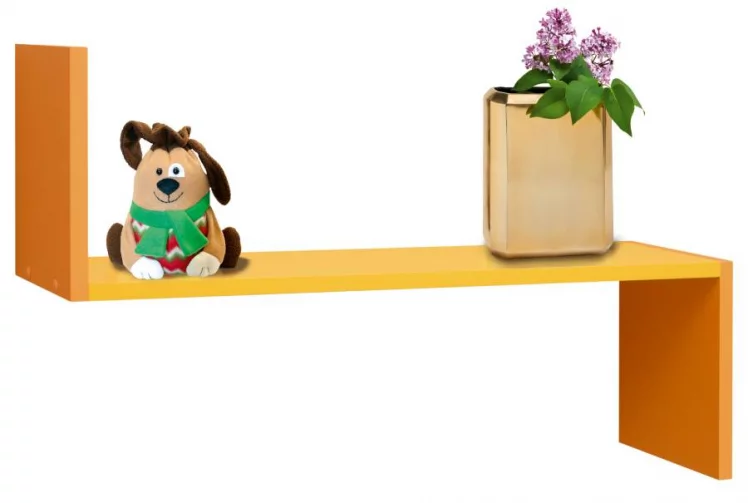 Полка навесная №6 Желтый/Оранжевый_0