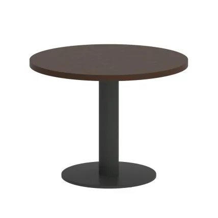 Стол журнальный круглый ХОМЕ ОФФИCЕ ВР.СП-5-60.1Г Венге Цаво/Антрацит металл / HOME OFFICE VR.SP-5-60.1G_0