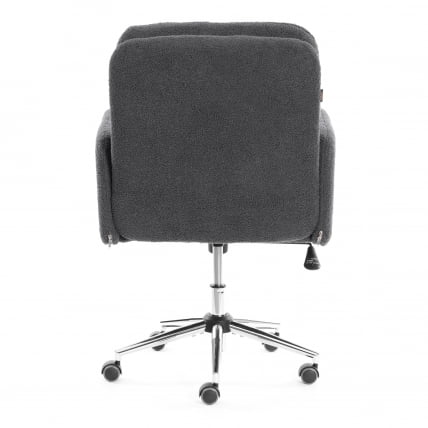 Кресло Довер хром букле, серый, барни грей / Dover barni grey_3