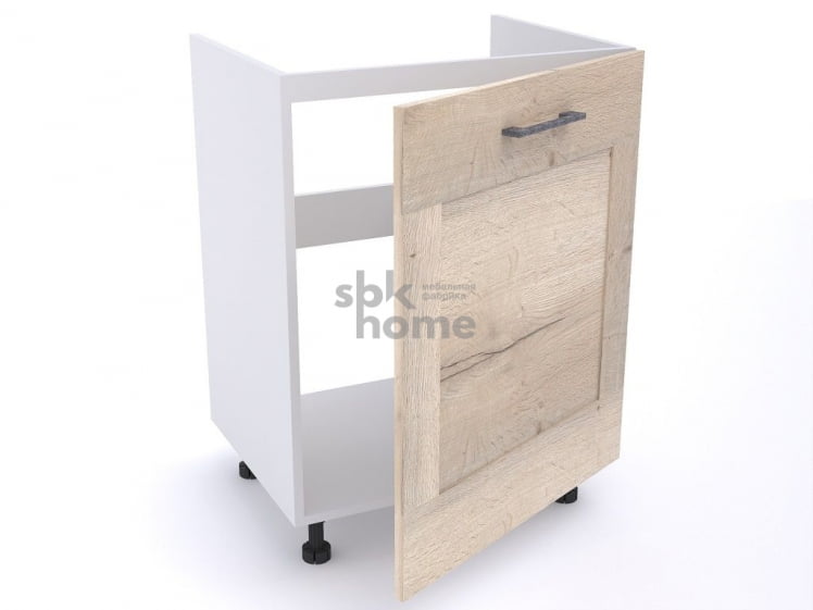 Стол под мойку СМ-60, Дублин (600*470*820) Дуб галифакс белый, 21611_1