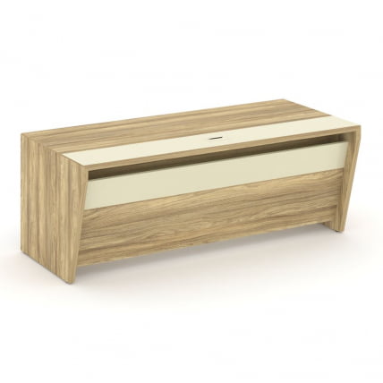 Стол руководителя прямой без тумбы Корнер CОР.СР-20 Гикори Песочный Ваниль / Corner COR.SR-20_0