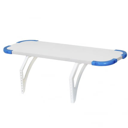 Полка задняя с проставкой Полка_з 3/750 Белая Синяя / Polka_z_0