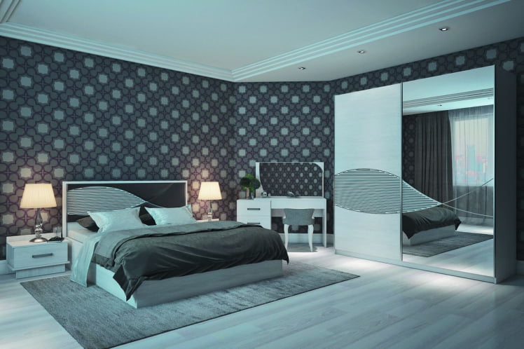 Спальня Селеста Комплект №2 Ясень Анкор светлый_0