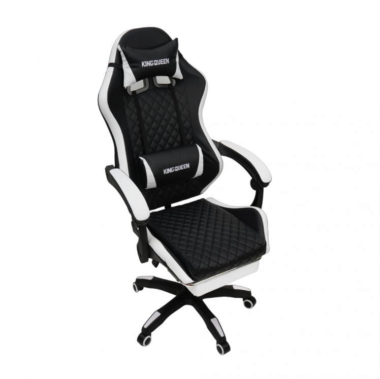 Кресло 892-1 цвет черный/белый с массажем 892-1-блаcк-вхите-масс / 892-1-black-white-mass_6