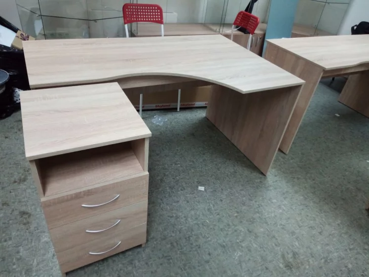 Стол письменный правый СЕТ140-1 Р Дуб Cонома Cветлый / SET140-1 R Cонома Cветлый_2