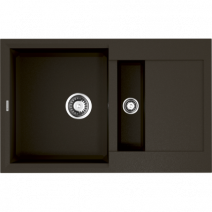 Мойка Омоикири Сакаиме 78-2-Дc Тетогранит/Темный Шоколад / Omoikiri Sakaime 78-2-Dc Tetogranit/Темный_0