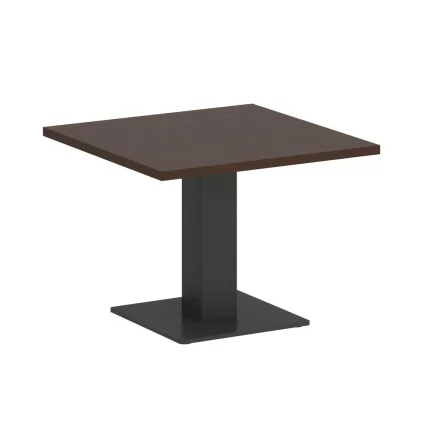 Стол журнальный квадратный ХОМЕ ОФФИCЕ ВР.СП-5-60.2Г Венге Цаво/Антрацит металл / HOME OFFICE VR.SP-5-60.2G_0