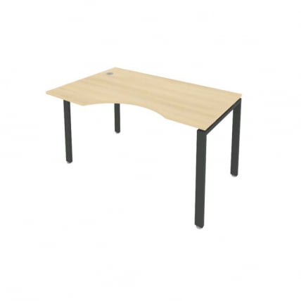 Стол письменный МЕТАЛ СЙСТЕМ Б.СА-2 Л Акация/Антрацит / METAL SYSTEM_0