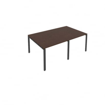 Переговорный стол (2 столешницы) Метал Сйстем Б.ПРГ-2.1 Венге/Антрацит / Metal System_0