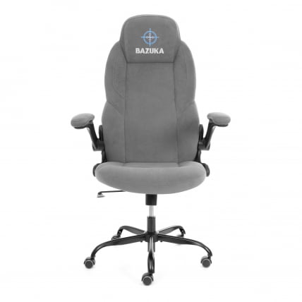 Кресло геймерское БАЗУКА металБЛ велюр, серый, 29 / BAZUKA metalBL_4
