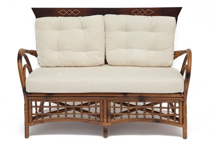 Диван Сеcрет Де Маисон Каванто натуральный ротанг, 130*74*90 см, коричневый античный / Бровн Антикуе / Secret De Maison Kavanto Brown Antique_1