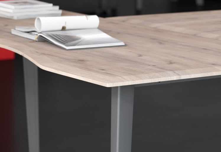 Стол руководителя левый ДЖАЙ ДЖCТ 1813 Л Дуб Каньон / JAY JCT L_3