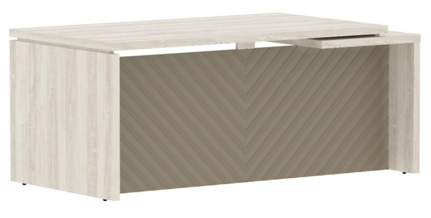 Стол руководителя левый Торр ЛУКС ТЛCТ 189 Л Сосна Эдмонд Капучино / Torr LUX TLCT L_0