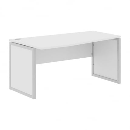 Стол письменный левый КСТЕН-КП КСКПCТ 169 Л Белый Серый / XTEN-QP XQPCT L_0