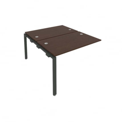 Проходной наборный элемент рабочей станции Метал Сйстем Б.ПРС-СП-2.2 Венге/Антрацит / Metal System_0