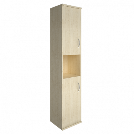 Шкаф высокий узкий левый Рива А.СУ-1.5 Л Клен / Riva_0