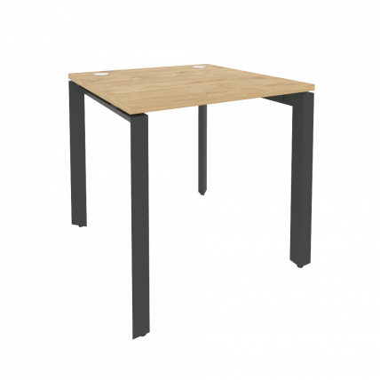 Стол рабочий на П-образном м/к ОНИКС О.МП-СП-0.8 Тиквуд Светлый/Антрацит / ONIX O.MP-SP-0.8_0