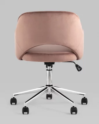 Компьютерное кресло Кларк велюр Розовый_4