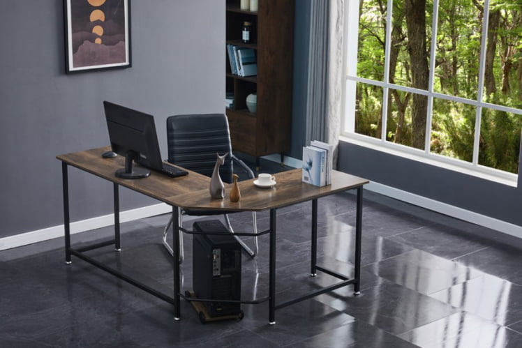 Угловой письменный стол КИВИ Винтаж ВИНТАГЕ ГРАИН / KIWI VINTAGE GRAIN_5