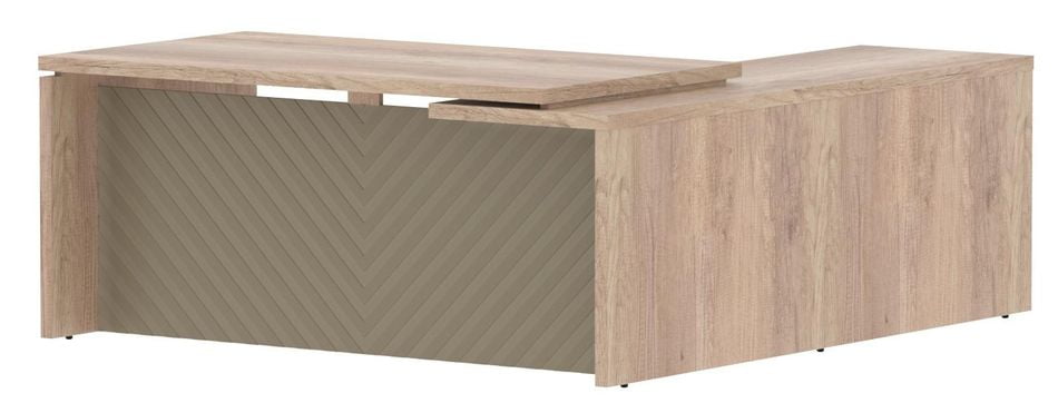 Стол руководителя левый Торр ЛУКС ТЛCТ 1820 Л Дуб Каньон Капучино / Torr LUX TLCT L_0