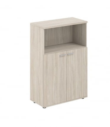 Шкаф двухдверный средний с нишей Сигма СГ.846.ОЛ.ОЛ Дуб светлый / Sigma SG.846.OL.OL_0