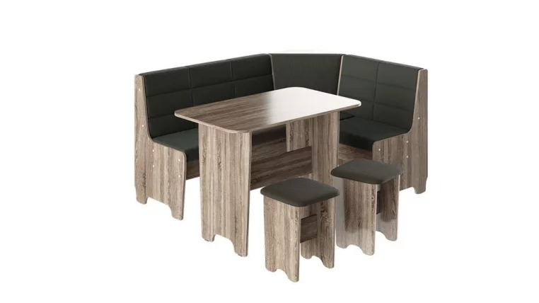 Кухонный уголок Техас Исп.2 Дуб Сонома трюфель/Кашемир коричневый_0