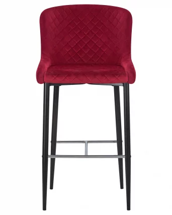 Стул барный ДОБРИН CХРИСТИАН 75 Бордовый велюр В108-85 / DOBRIN CHRISTIAN V108-85_5