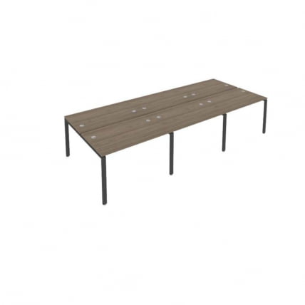 Рабочая станция на 6 раб.места Метал Сйстем Б.СМ-6.2 Вяз/Антрацит / Metal System_0