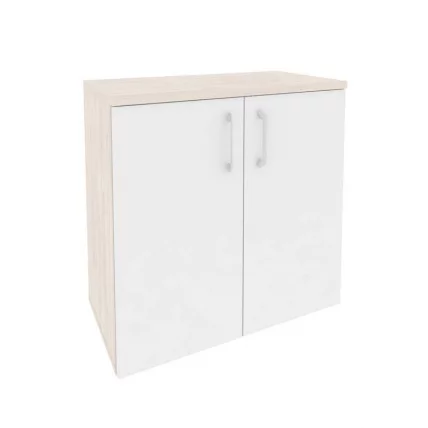 Шкаф низкий широкий (2 низких фасада ЛДСП) ОНИКС О.СТ-3.1 Денвер Светлый/Белый / ONIX O.ST-3.1_0