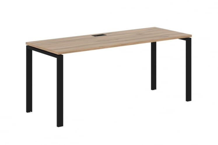 Стол письменный ЕДИС ЕУСТ 1767 Дуб Денвер светлый Черный / EDIS EUST_0