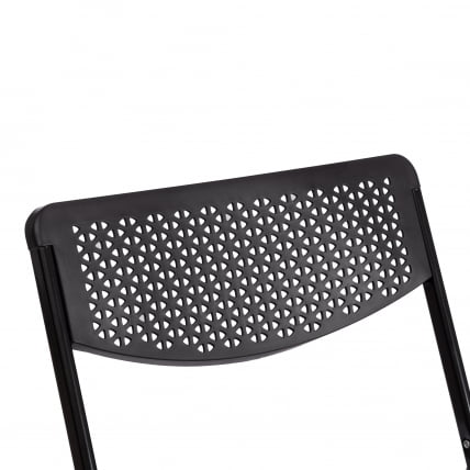 Стул складной ФОЛДЕР (мод. 3016) каркас: металл, сиденье/спинка: пластик, 48,5 х 48 х 82,5 см, блаcк (черный) / FOLDER (mod. black_6