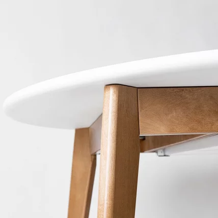 Стол обеденный Орион Плус 100кс100 Эмаль белая / Plus 100x100_2