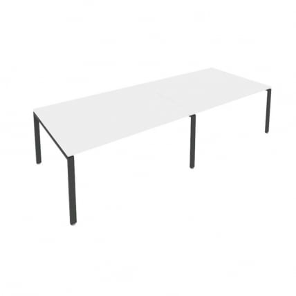 Переговорный стол (2 столешницы) Метал Сйстем Б.ПРГ-2.4 Белый/Антрацит / Metal System_0