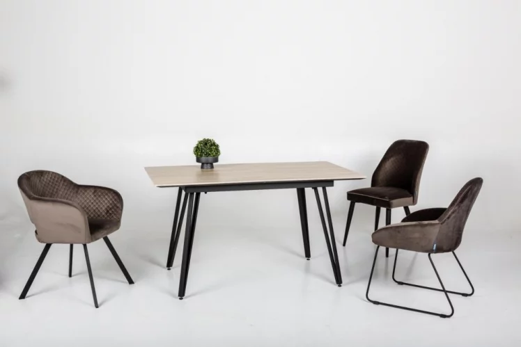 Стол раскладной Диего 140-180 вхите Мрамор бьянко / white_4