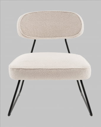 Кресло Кате нев ткань букле бежевый / Kate new_2