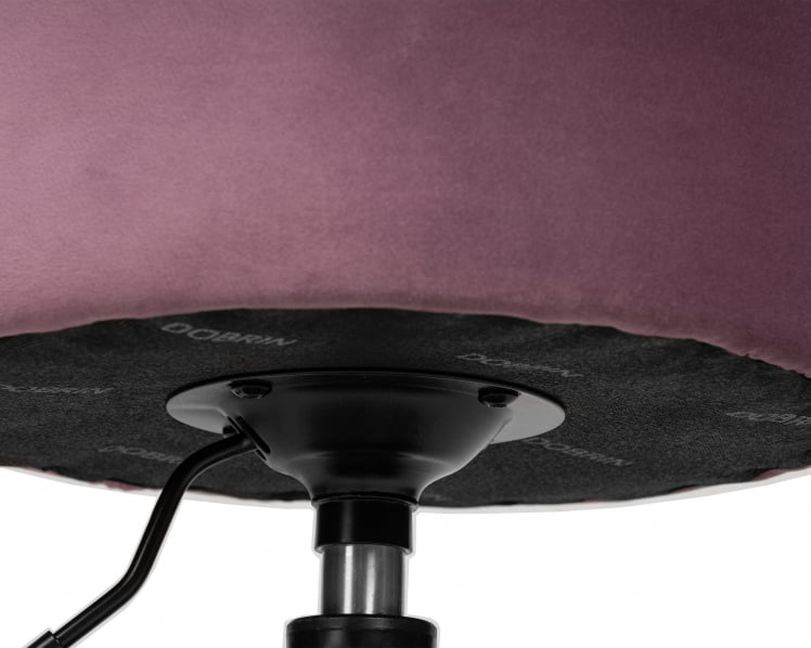 Пуф ДОБРИН ДЭННИ БЛАCК (пудрово-сиреневый велюр (МДЖ9-52)) / DOBRIN DANNY BLACK (MJ9-52))_2