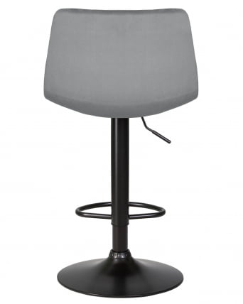 Стул барный ДОБРИН ТАИЛОР БЛАCК (серый велюр (МДЖ9-75)) / DOBRIN TAILOR BLACK (MJ9-75))_4
