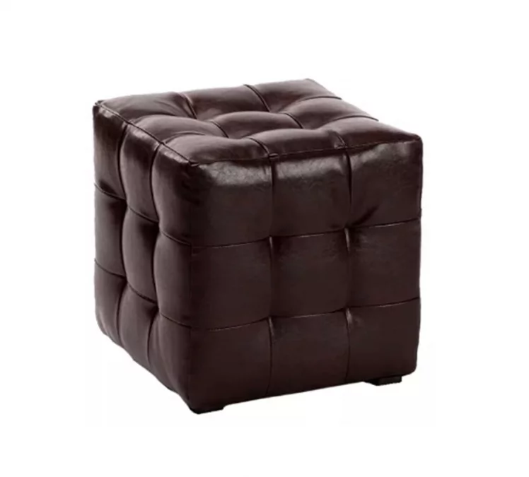 Пуф Лючия 202 квадратный Темно-коричневый_0