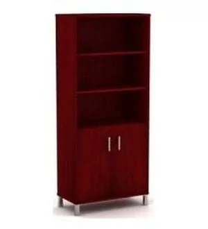 Стеллаж с дверью ДСП В430.2 Бургунди_0