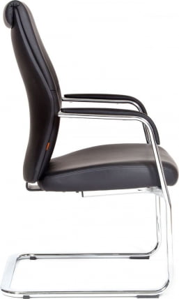 Кресло для посетителя CХАИРМАН Виста (ВИСТА) В (В) эко Черный / CHAIRMAN (VISTA) (V)_2