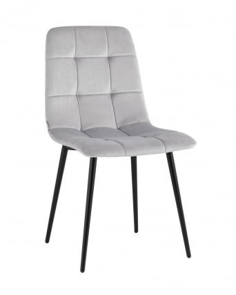 Стул Одди велюр Светло-серый_0