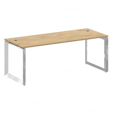 Стол рабочий руководителя на О-образном м/к ОНИКС ДИРЕCТ ЛУКС М-О.МО-СРР-6.8 Тиквуд светлый / ONIX DIRECT LUX M-O.MO-SRR-6.8_0