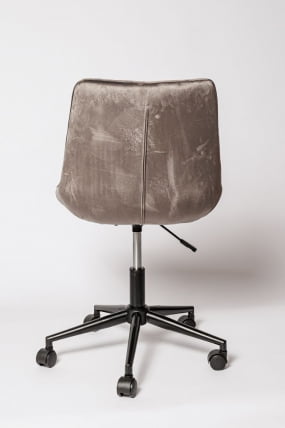 Кресло офисное НОС-1022 Серый вельвет_2