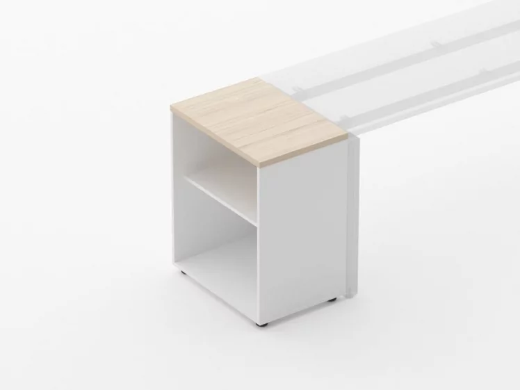 Тумба открытая Дека 9.01.06 Туя/Белый / Deka_1