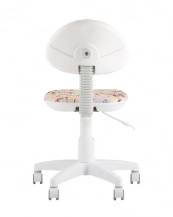 Кресло компьютерное детское УМКА Принсесски пластик белый / Princesski_3