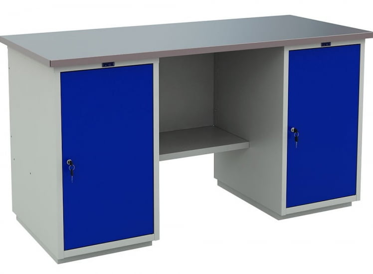 Верстак ВТ160.ВД1/ВД1.000 Серо-синий / WT160.WD1/WD1.000_0