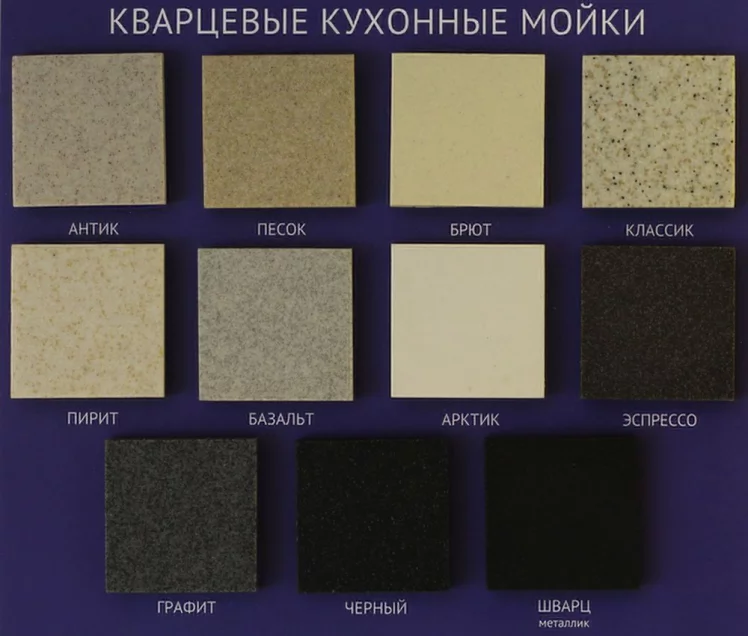 Кухонный смеситель ГРАНУЛА 2167 Шварц / GRANULA_2