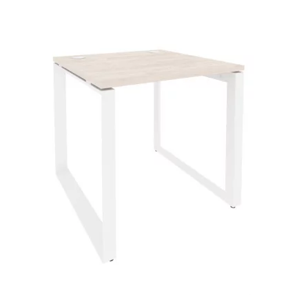 Стол рабочий на О-образном м/к ОНИКС О.МО-СП-0.8 Денвер Светлый/Белый / ONIX O.MO-SP-0.8_0