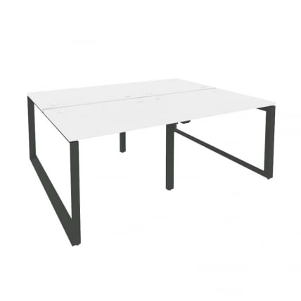 Рабочая станция на О-образном м/к ОНИКС О.МО-Д.РС-4.1.8 Белый Бриллиант/Антрацит / ONIX O.MO-D.RS-4.1.8_0